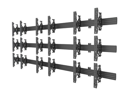 Multibrackets M Wallmount Pro MBW3x3U Push In Pop Out Black