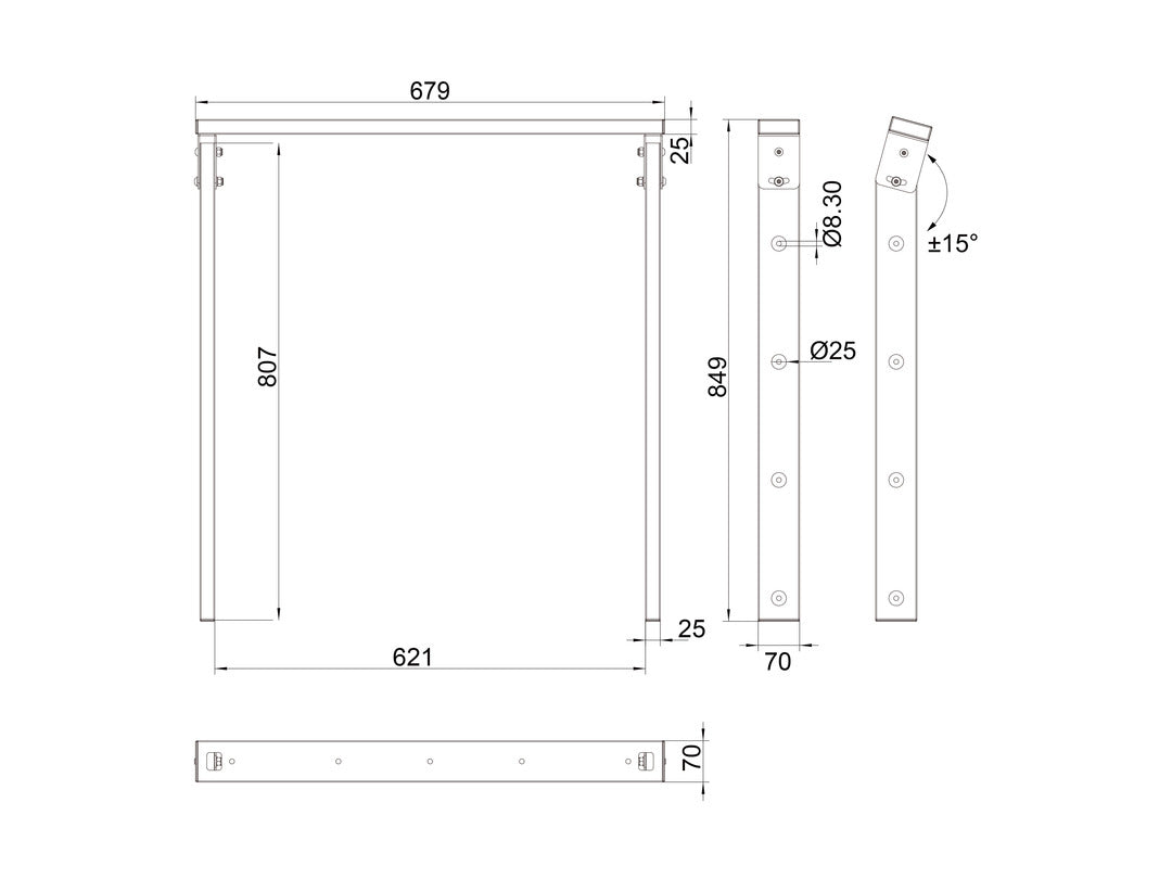 Multibrackets M Ceiling Mount Pro OM46N-D