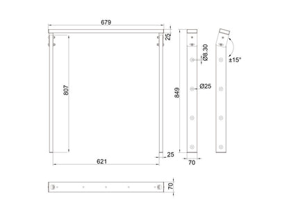 Multibrackets M Ceiling Mount Pro OM46N-D