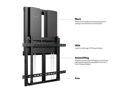 Multibrackets M Counterbalanced Wallmount 40-60kg