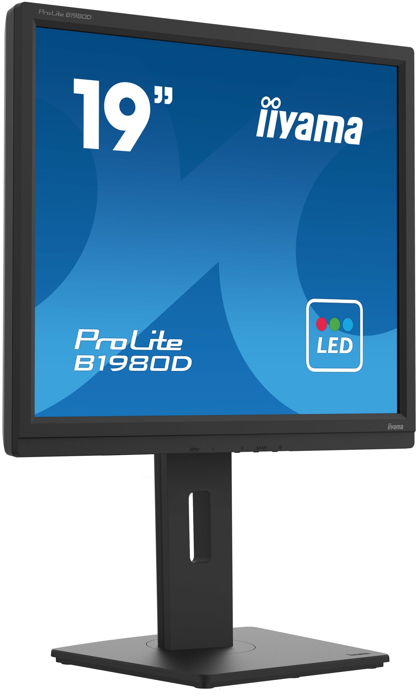 iiyama ProLite B1980D-B5 19" Monitor designed for business, is an impressive LED-backlit monitor with height adjustable stand.