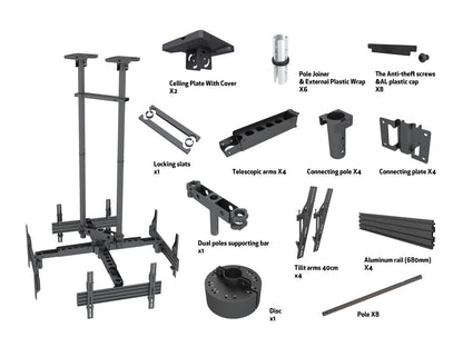 Multibrackets M Ceiling Mount Pro MBC4UHD