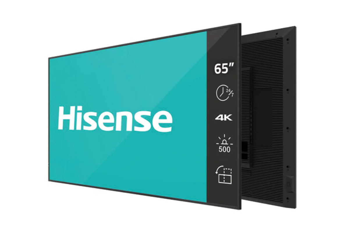 Hisense 65DM66D 65" 4K UHD IPS 24/7 Digital Signage Display