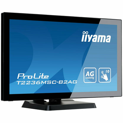 iiyama ProLite T2236MSC-B2AG 22" 10 point Touch Screen with Edge-To-Edge Glass and Anti Glare Coating