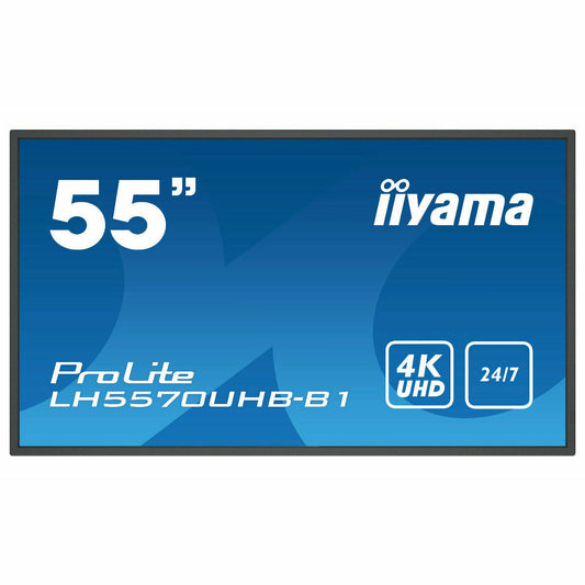 iiyama ProLite LH5570UHB-B1 55" Large Format Display with 24/7, 4K UHD, Android 9.0 and 700cd/m² High Brightness