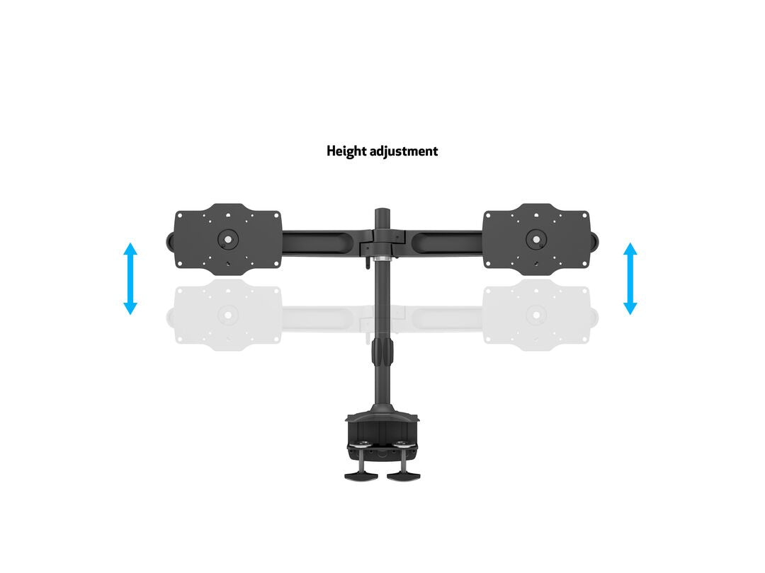 Multibrackets M VESA Desktopmount Dual Desk Clamp 24"-32"