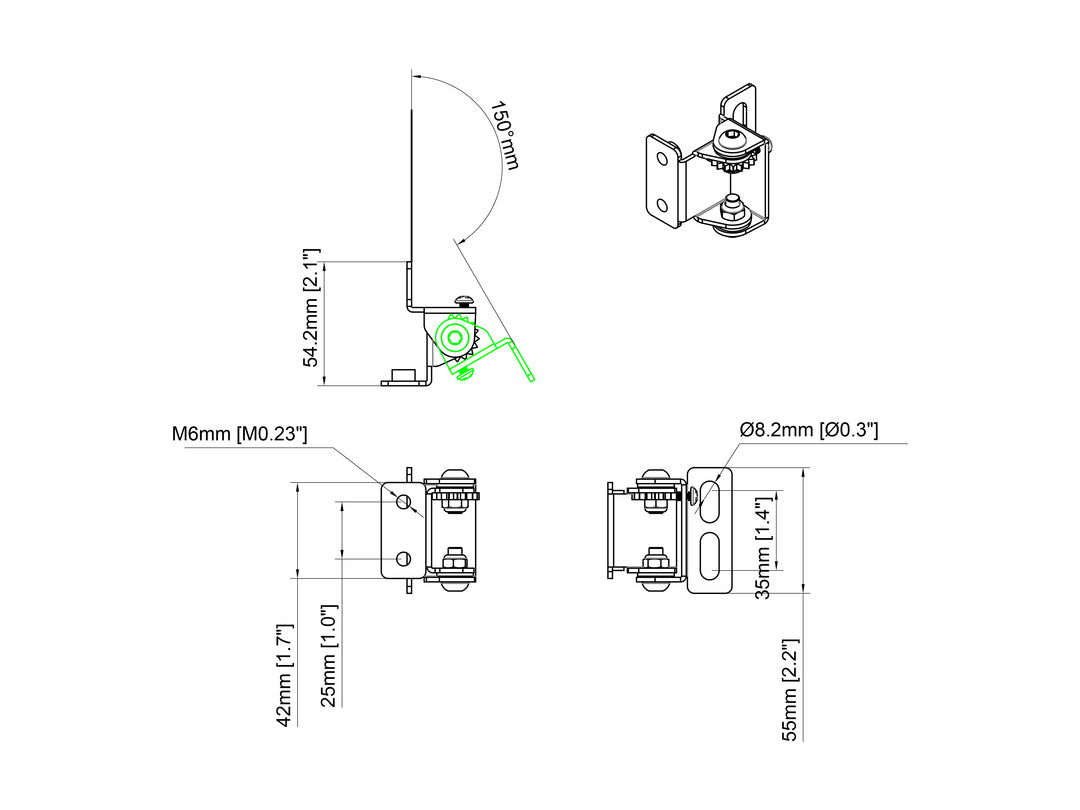 Multibrackets M Pro Series Curved Display Distance