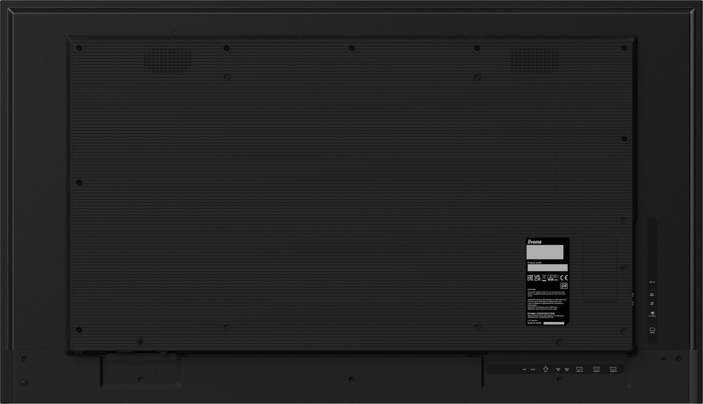 iiyama LH5041UHS-B2AG Signage Display Digital signage flat panel 127 cm (50") LCD 500 cd/m² 4K Ultra HD Black 24/7