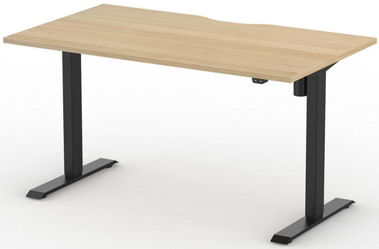 Formetiq B/H1S28S Alto 1 Height Adjustable Desk with Scoop - (w) 1200 x (d) 800mm