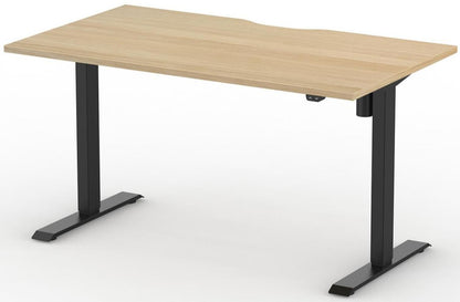 Formetiq B/H1B68S Alto 1 Back-To-Back Height Adjustable Desk with Scoop - (w) 1600 x (d) 800mm