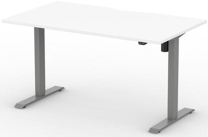 Formetiq B/H1S68S Alto 1 Single Height Adjustable Desk with Scoop - (w) 1600 x (d) 800mm