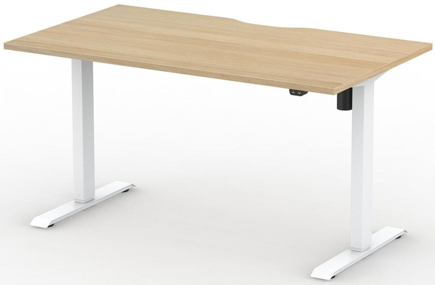 Formetiq B/H1S68S Alto 1 Single Height Adjustable Desk with Scoop - (w) 1600 x (d) 800mm