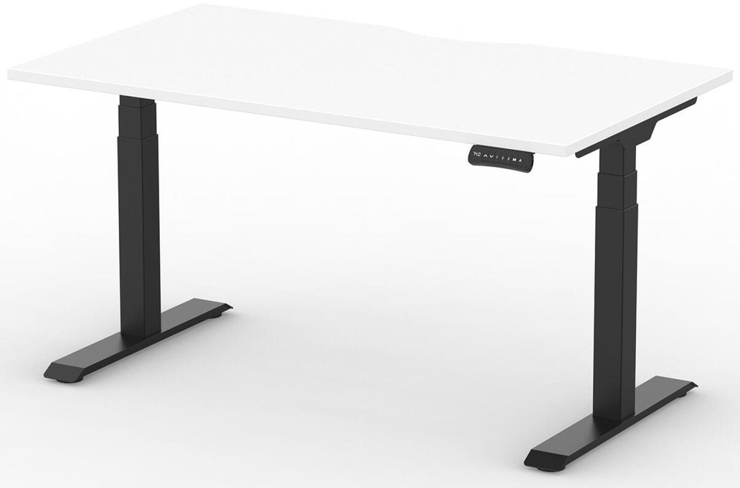 Formetiq B/H2S28S Alto 2 Single Height Adjustable Desk with Scoop - (w) 1200 x (d) 800mm