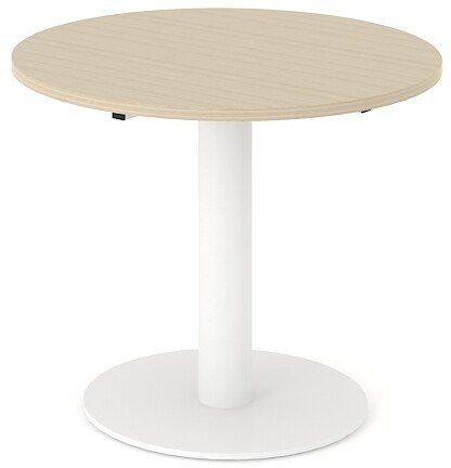 Narbutas COM090-D2E Narbutas Round Table with White Metal Base