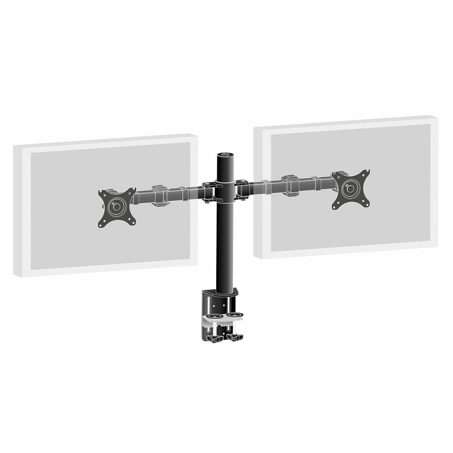 iiyama ProLite DS1002C-B1 Dual Screen Desk Top Mounting Arm