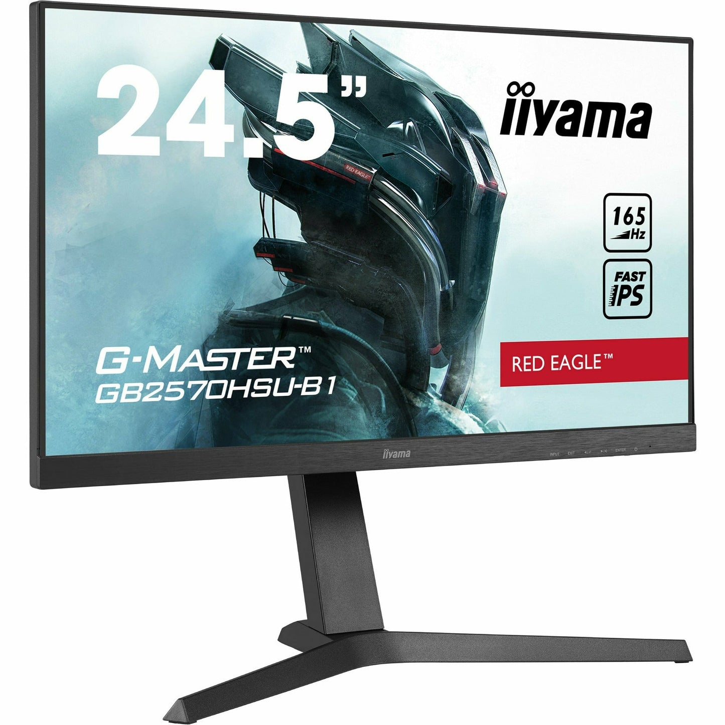 iiyama G-Master GB2570HSU-B1 Red Eagle 25" Fast IPS 0.5ms MPRT 165Hz Refresh Gaming Monitor