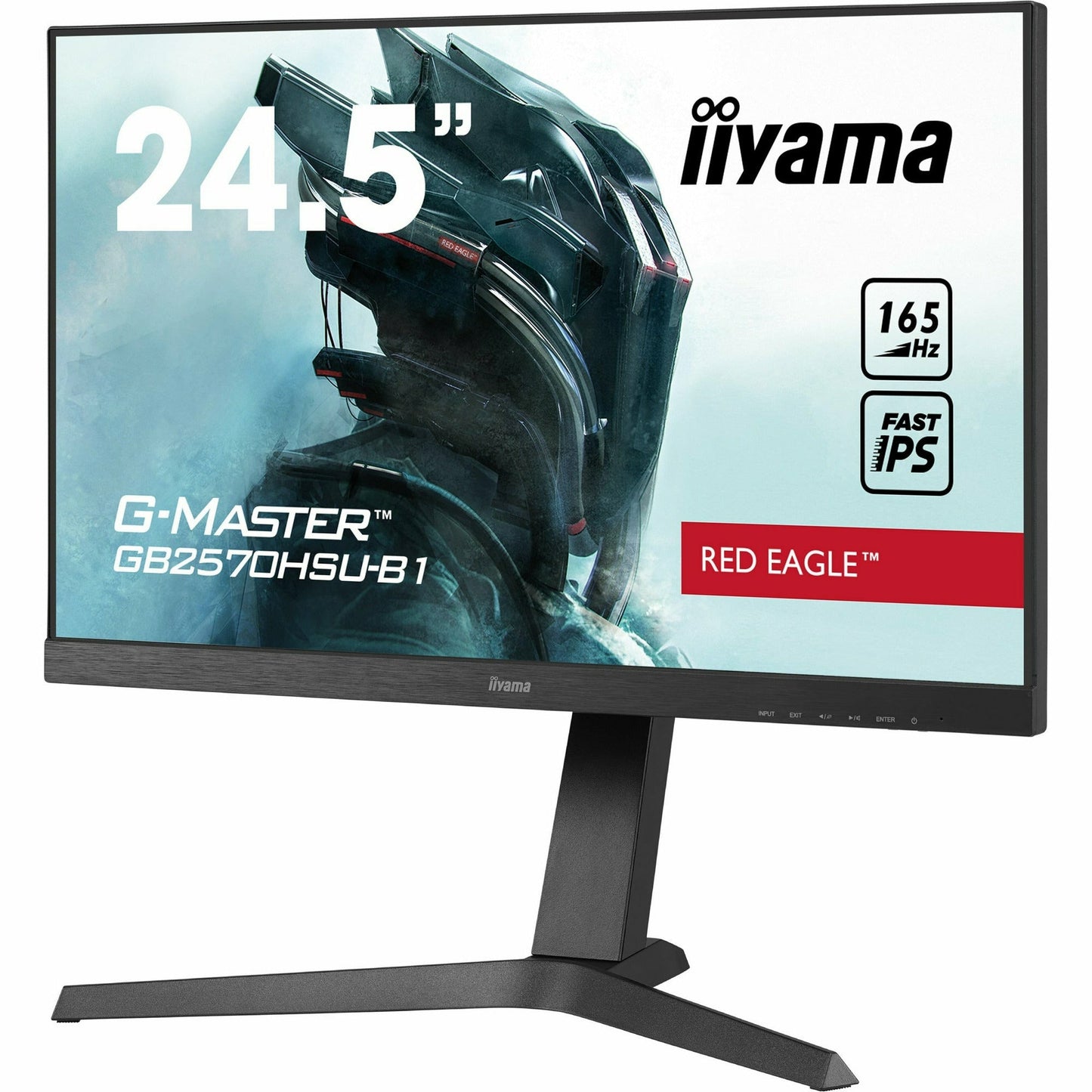 iiyama G-Master GB2570HSU-B1 Red Eagle 25" Fast IPS 0.5ms MPRT 165Hz Refresh Gaming Monitor