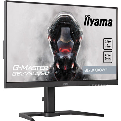 iiyama ProLite GB2730QSU-B5 27" 2560x1440 1ms Silver Crow Gaming Monitor with Height Adjust Stand