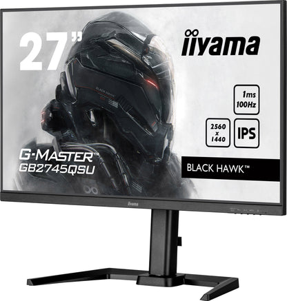 iiyama G-Master GB2745QSU-B1 Black Hawk 27" IPS 1ms Gaming Monitor