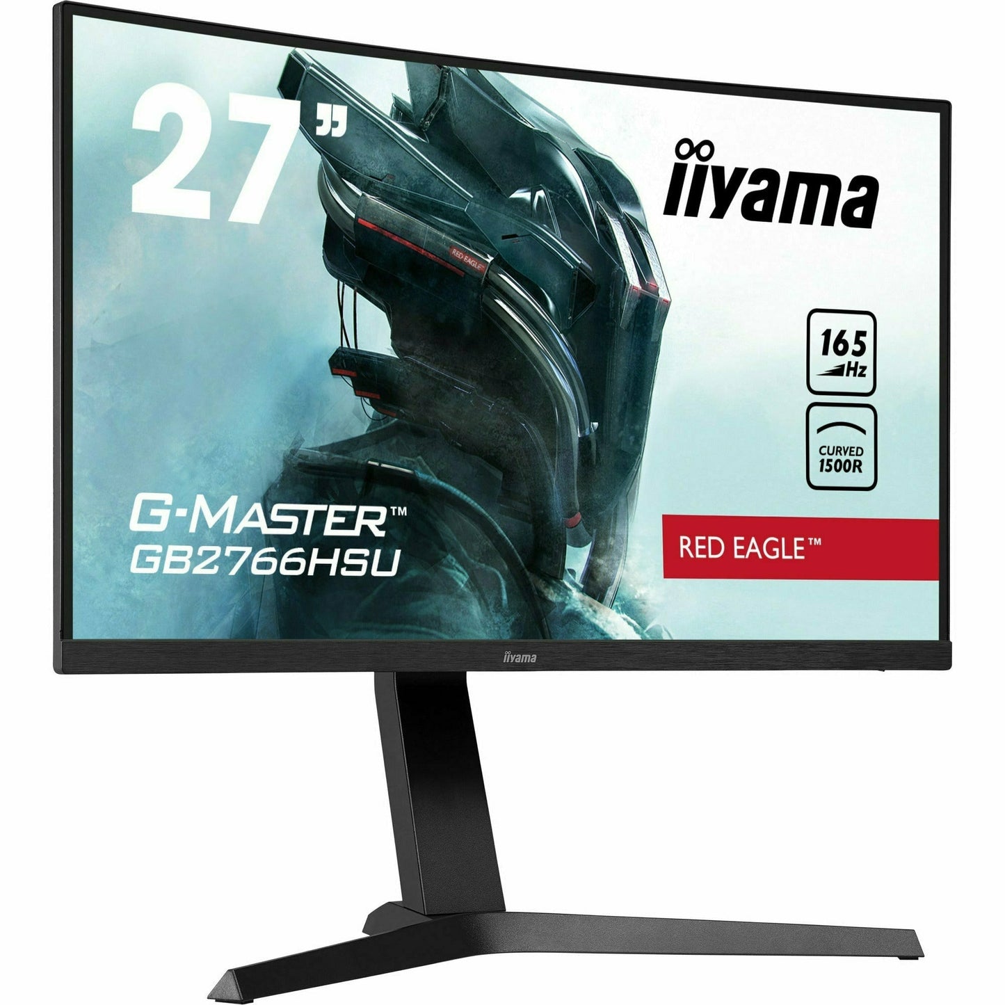 iiyama G-Master GB2766HSU-B1 27" 165Hz 1ms 1500R Height Adjust Stand Curved LED Display