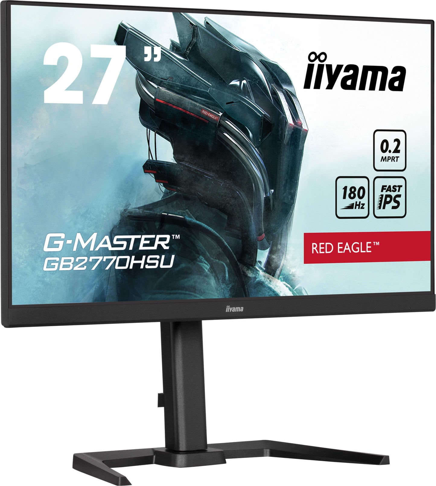 iiyama G-Master GB2770HSU-B6 Red Eagle 27" Fast IPS 0.2ms 180Hz Gaming Monitor