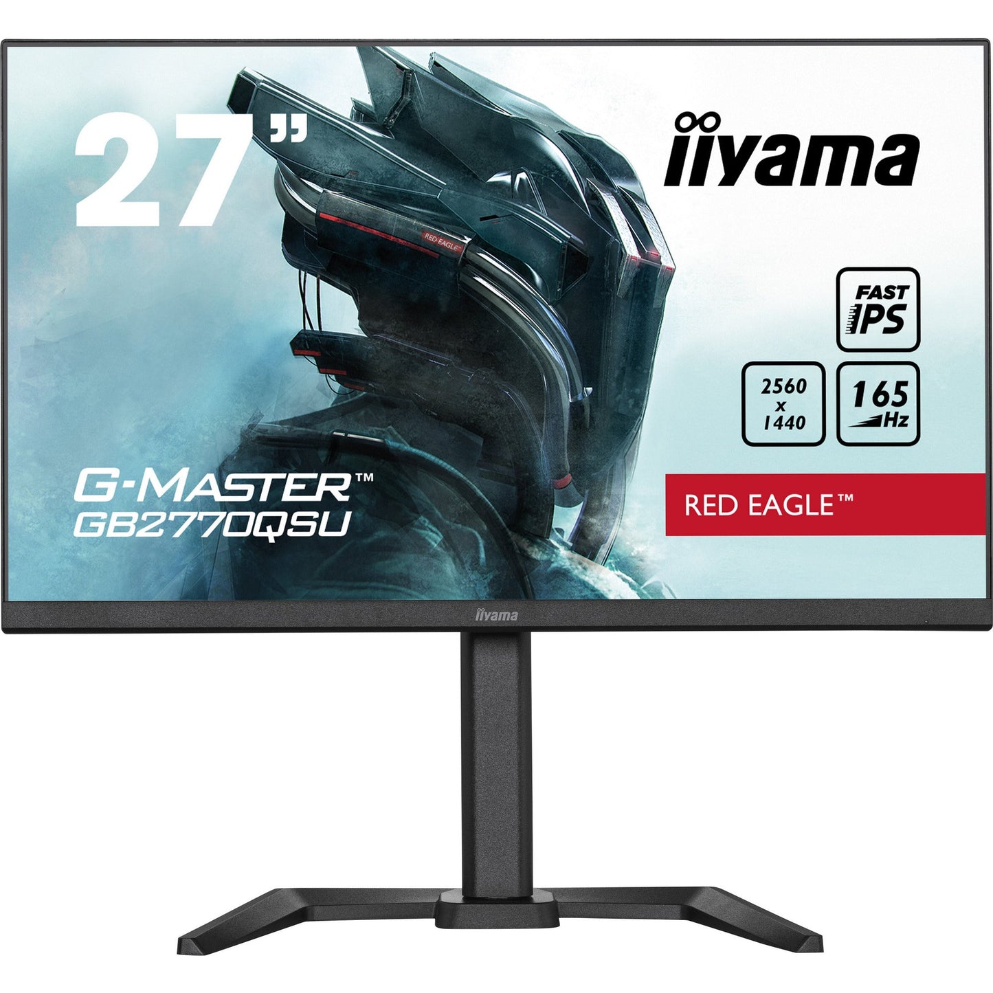 iiyama G-Master GB2770QSU-B5 27" Fast IPS WQHD 2560 x 1400 Red Eagle Gaming Monitor