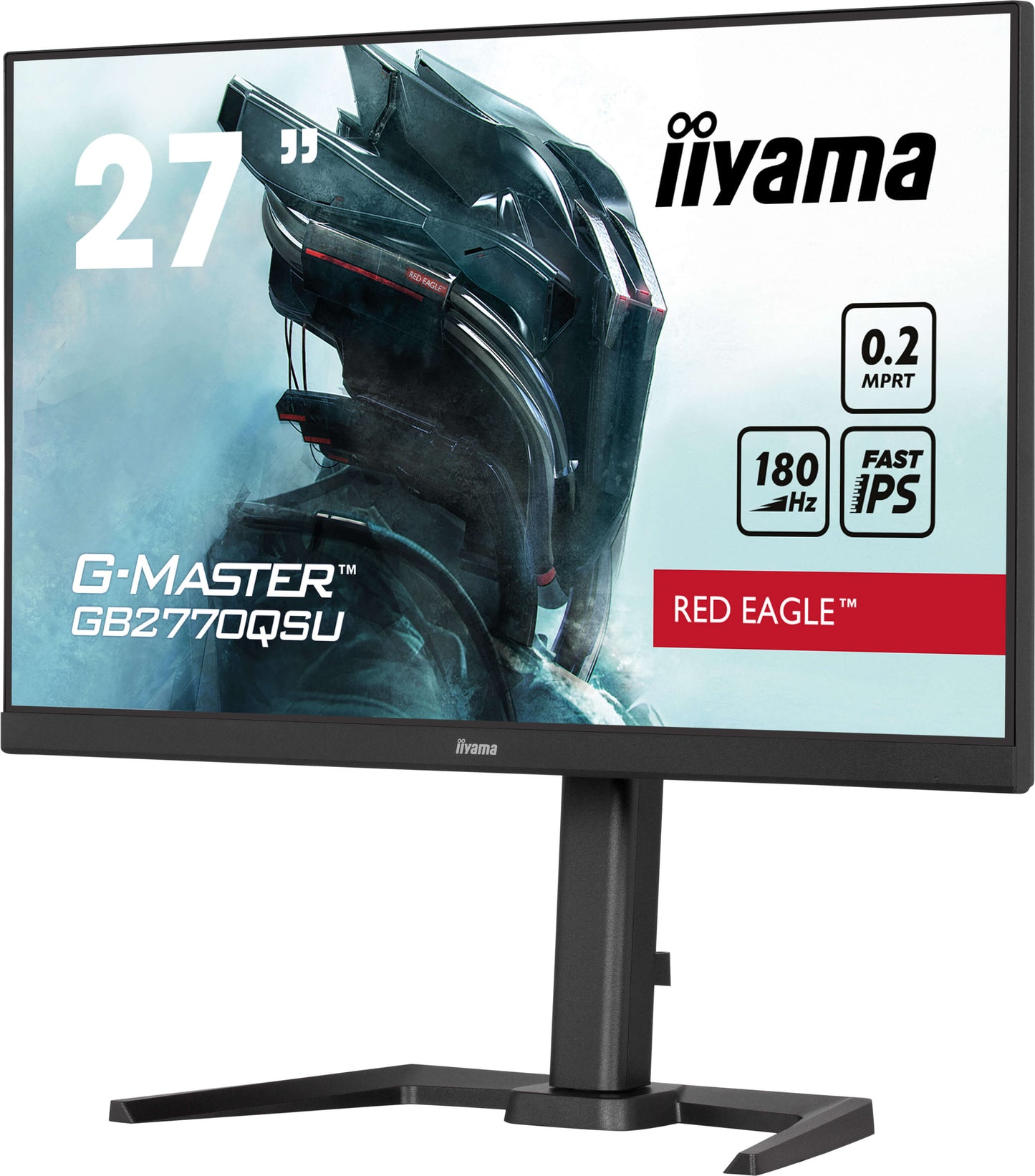 iiyama G-Master GB2770QSU-B6 27" Red Eagle Fast-IPS 0.2ms Gaming Monitor