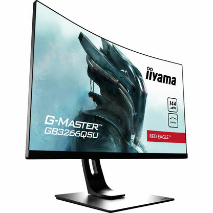 iiyama G-MASTER GB3266QSU-B1 32" 144Hz 1ms 1800R Height Adjust Stand Curved LED Display