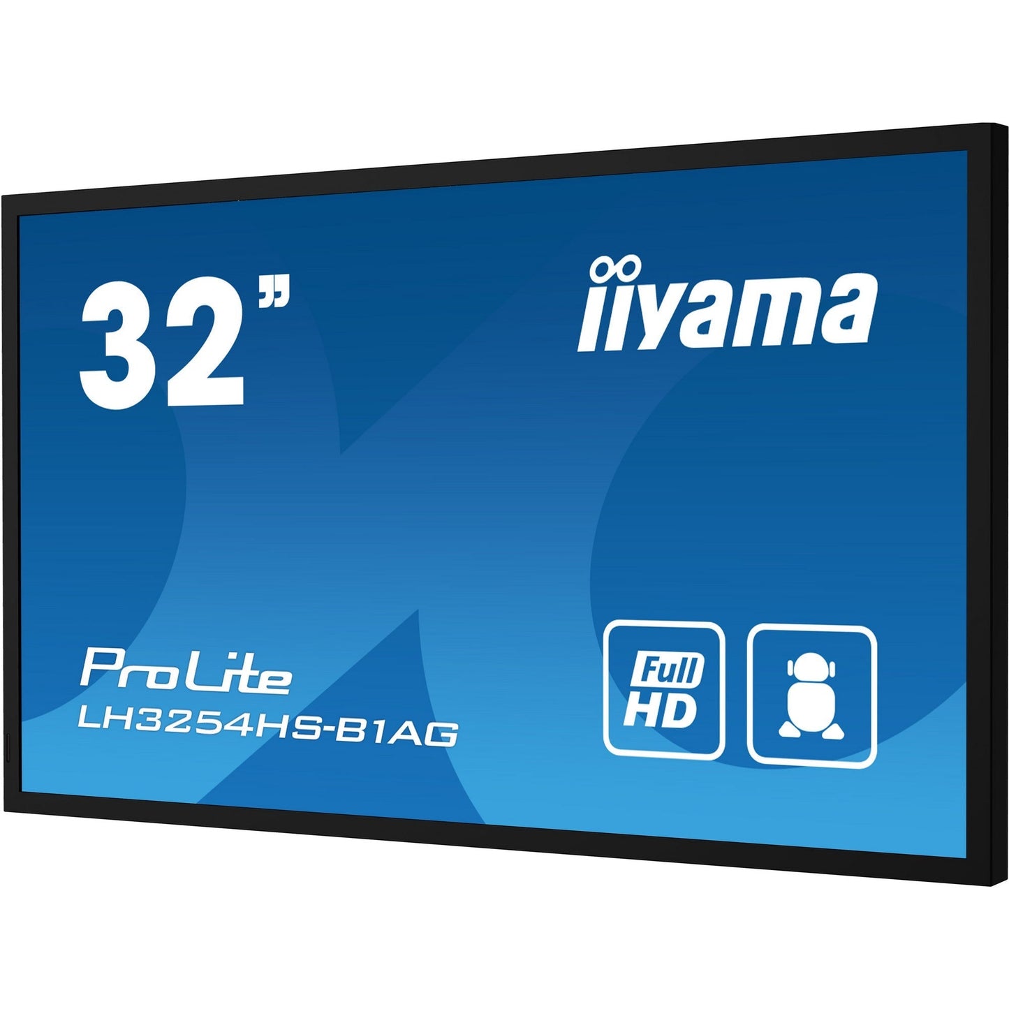 Iiyama ProLite LH3254HS-B1AG 32" Full HD Professional Digital Signage 24/7 Display featuring Android OS and FailOver