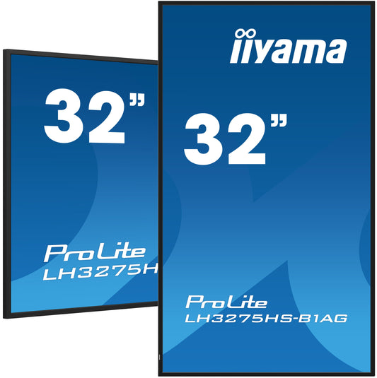 iiyama ProLite LH3275UHS-B1AG 32" 4K UHD 24/7 Display with Android OS, FailOver and Intel SDM slot