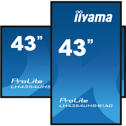 iiyama ProLite 43" 4K UHD Professional Digital Signage 24/7 display with Android OS & FailOver