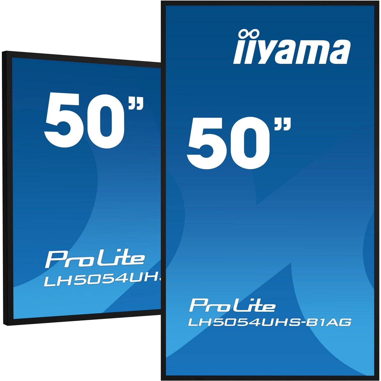 iiyama ProLite LH5054UHS-B1AG 50" 4K UHD Professional Digital Signage 24/7 display featuring Android OS & FailOver