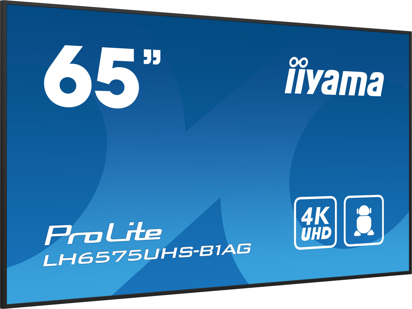 iiyama ProLite LH6575UHS-B1AG 65" IPS 4K UHD 24/7 Digital Signage Display with Android OS