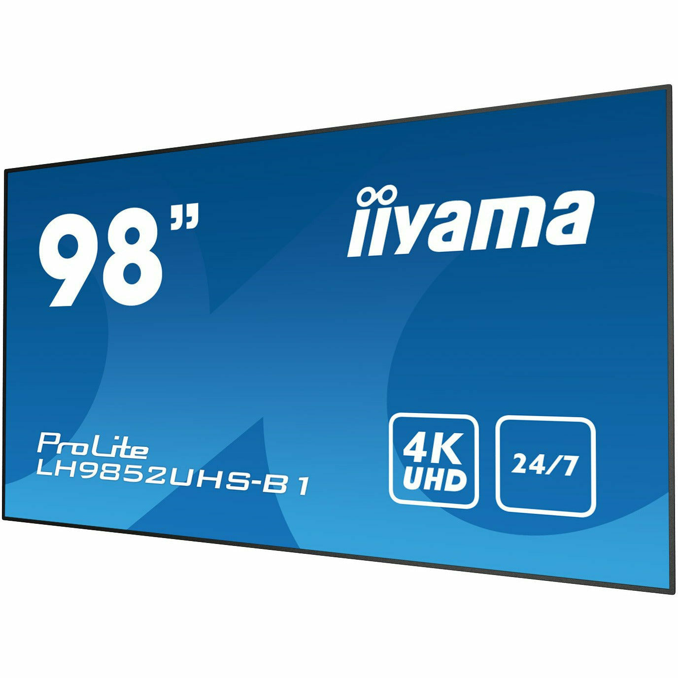 iiyama ProLite LH9852UHS-B1 98" 4K Professional Digital Signage 24/7 LFD