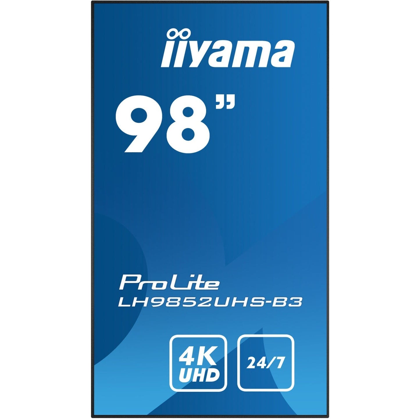 iiyama ProLite LH9852UHS-B3 98" 4K Professional Digital Signage 24/7 LFD