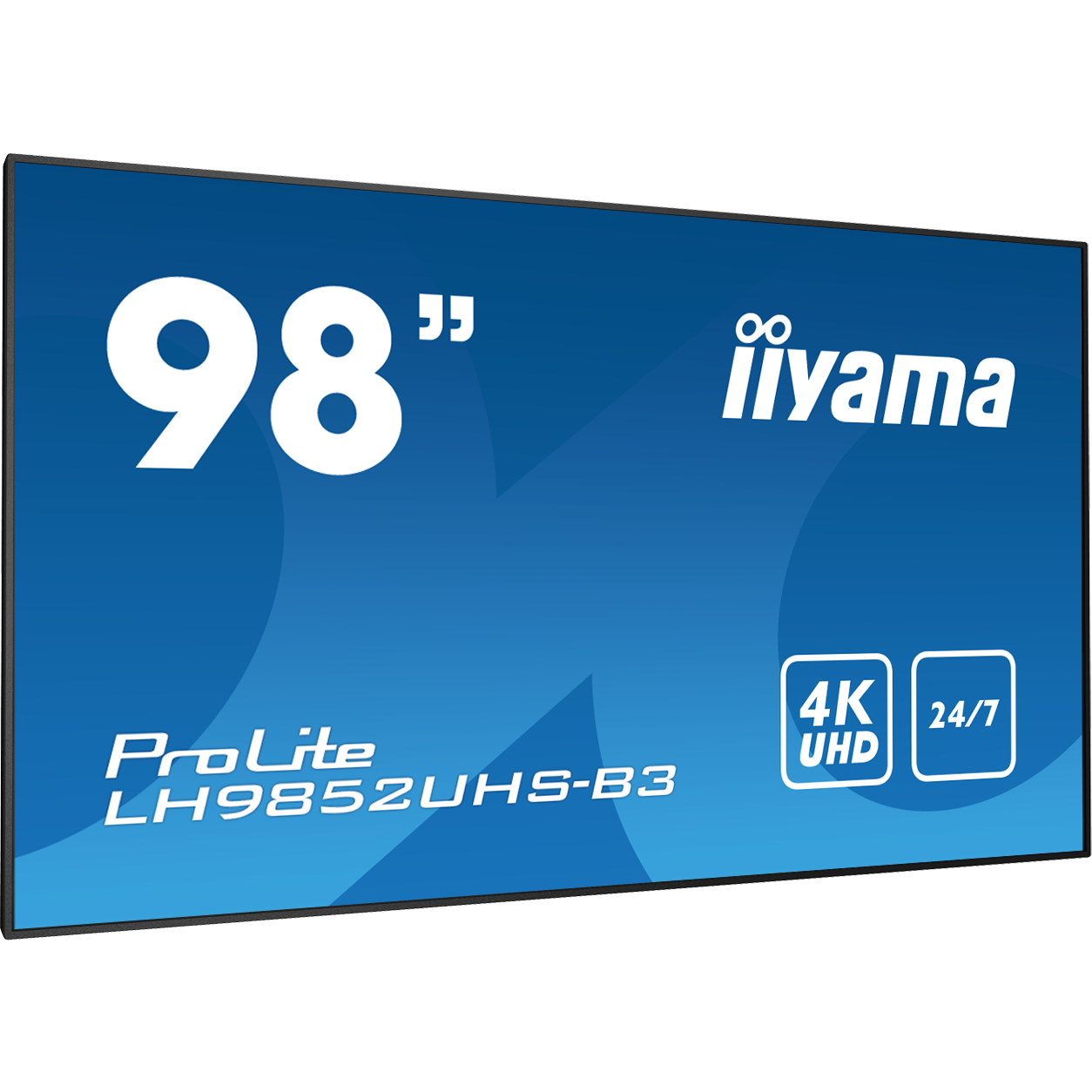 iiyama ProLite LH9852UHS-B3 98" 4K Professional Digital Signage 24/7 LFD