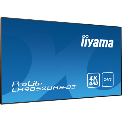 iiyama ProLite LH9852UHS-B3 98" 4K Professional Digital Signage 24/7 LFD