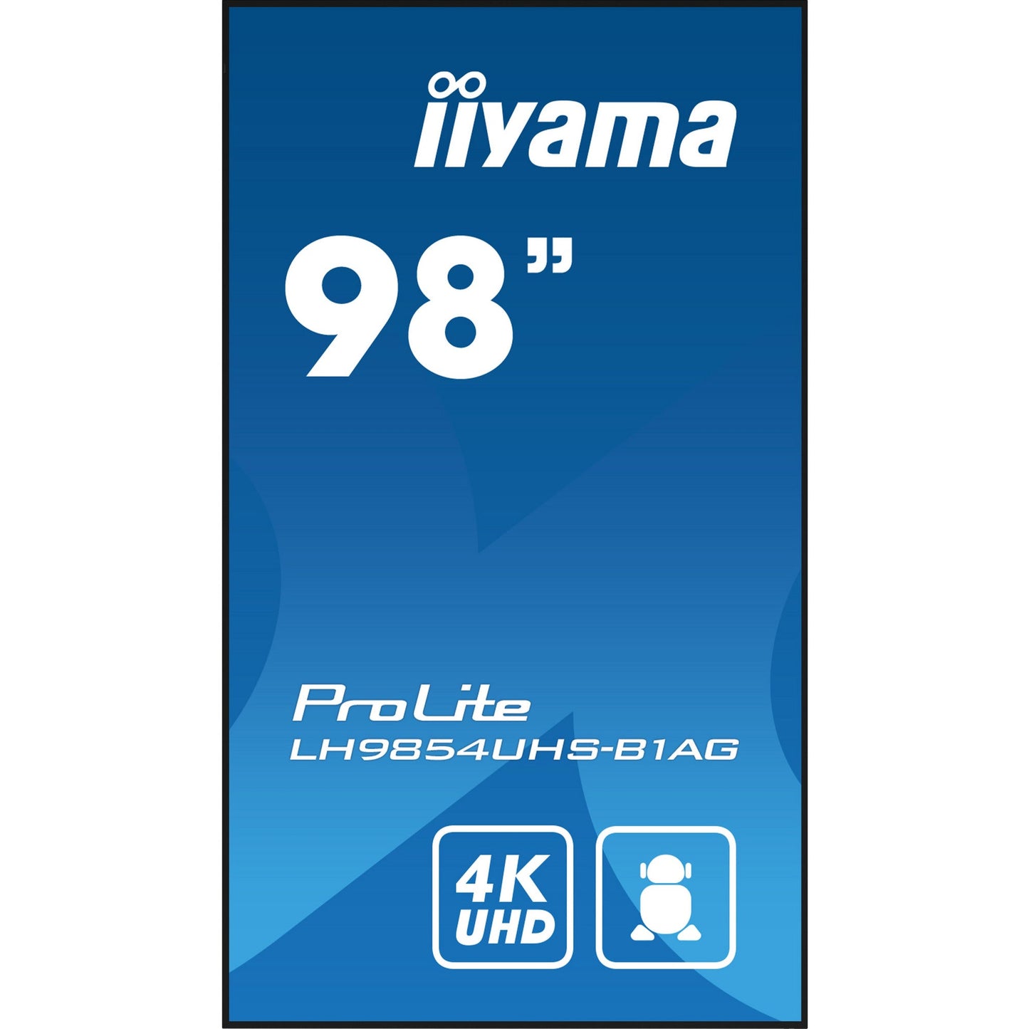 iiyama ProLite LH9854UHS-B1AG 98" 24/7 IPS 4K Large Format Monitor with onboard iiSignage2 CMS