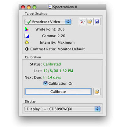 SpectraView II USB License