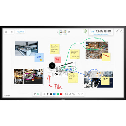 NEC MultiSync® M651 IGB LCD 65" InGlass™Touch Display