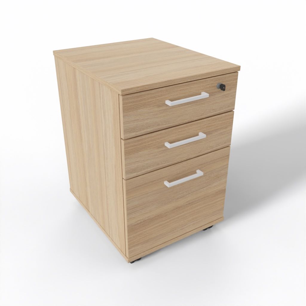 Narbutas PSR535-D2MX Optima 3 Drawer Contract Mobile Pedestal