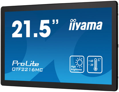 iiyama ProLite OTF2216MC-B1 22" PCAP Edge-to-Edge Open Frame Touch Screen