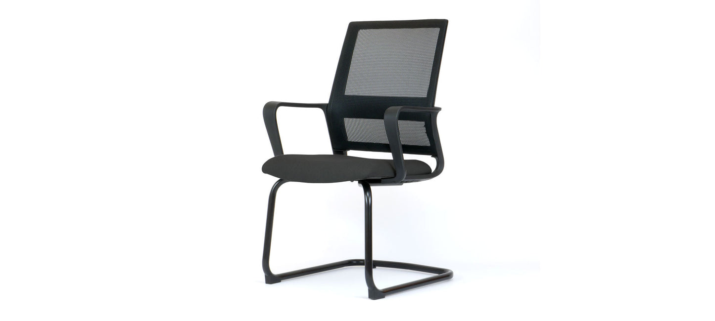 Formetiq Oslo Mesh Backed Meeting Chair with Cantilever Base