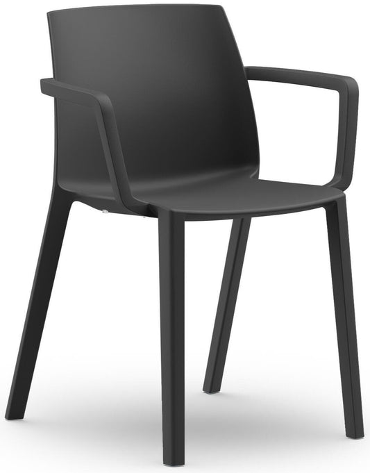 Formetiq B/SCPAP-E4 Palermo 4-Leg Chair with Integrated Arms