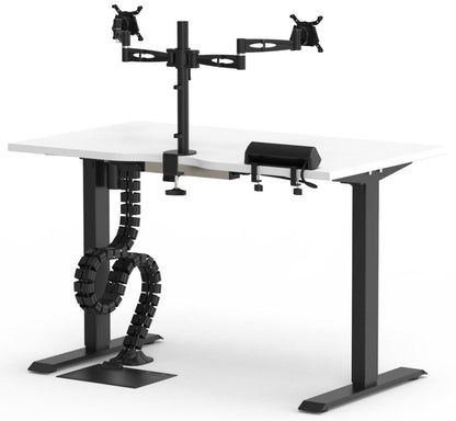 Formetiq B/SPBUNDLE2 Sit-Stand Desk & Accessories Bundle - Monitor Arm, Under Desk Power Module, Boost Power Module, Power Cable & Cable Spine