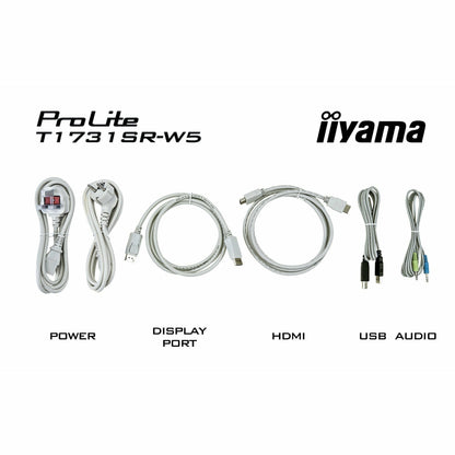 iiyama ProLite T1731SR-W5 17" Touch Screen White Display