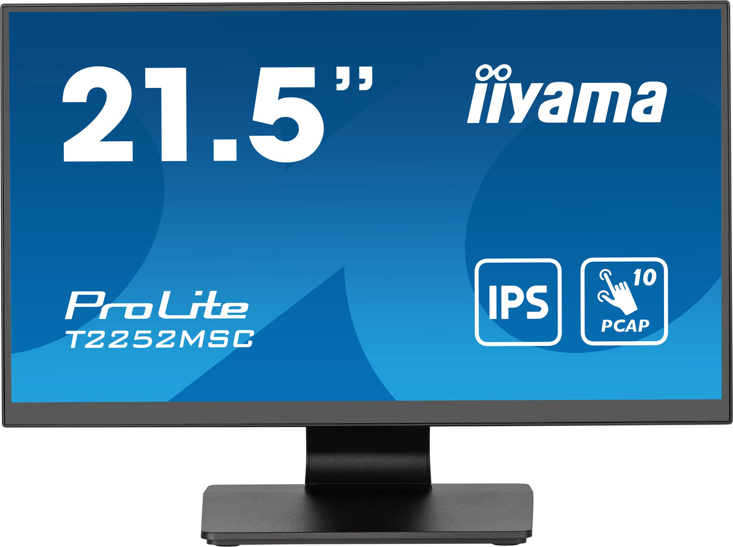 iiyama ProLite T2252MSC-B2 21.5" IPS PCAP Edge-to-Edge 10pt Touch Screen