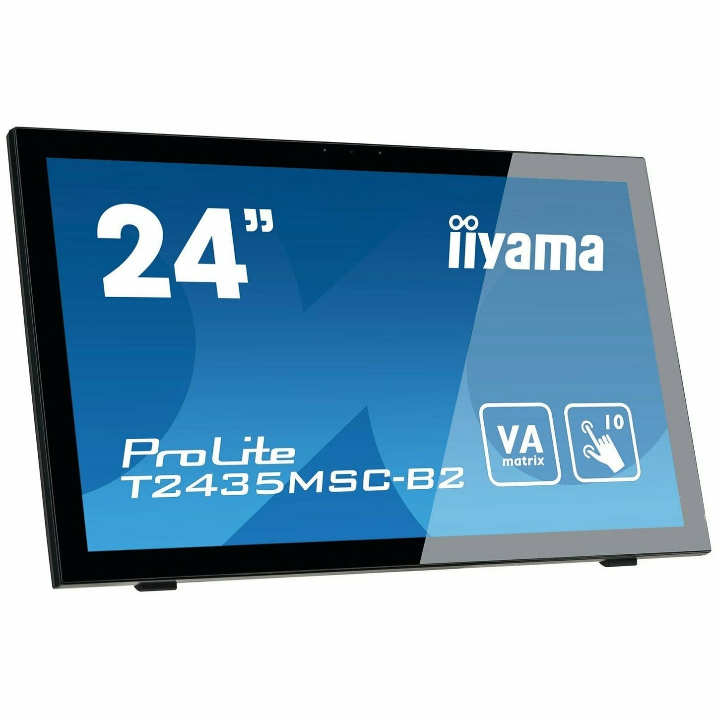 iiyama ProLite T2435MSC-B2 24" 10 pt Touch screen Display with Integrated Webcam