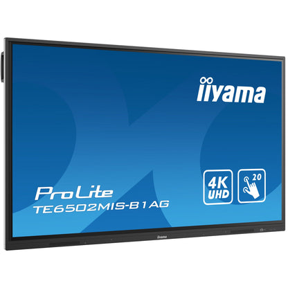 Iiyama ProLite TE6502MIS-B1AG 65’’ Interactive  4K UHD LCD Touchscreen with Integrated Whiteboard Software