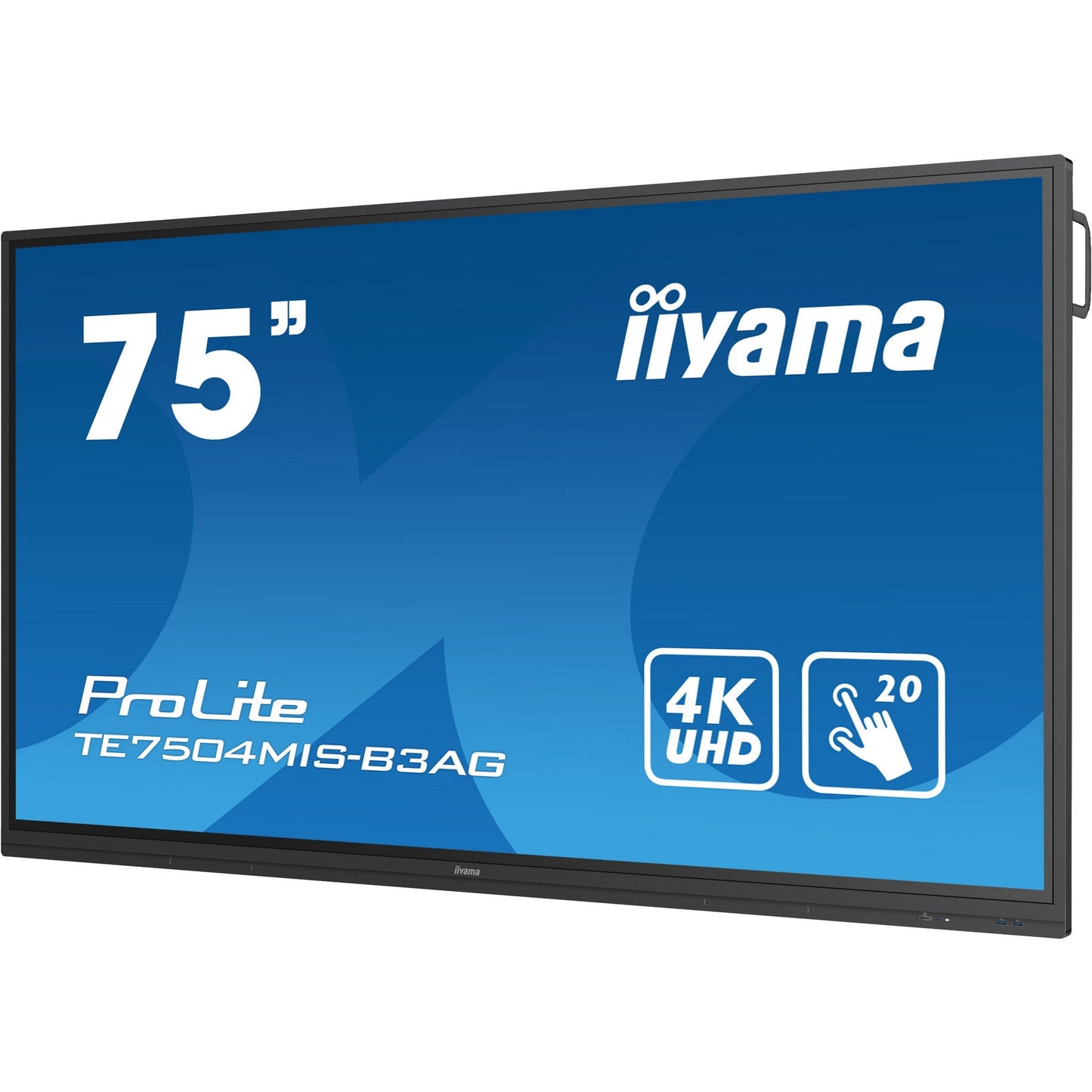 Iiyama ProLite TE7504MIS-B3AG 75" Interactive  4K UHD LCD Touchscreen with Whiteboard Software